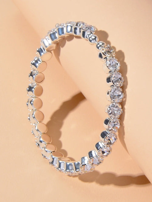 Faux Cubic Zirconia Classic Tennis Bracelet