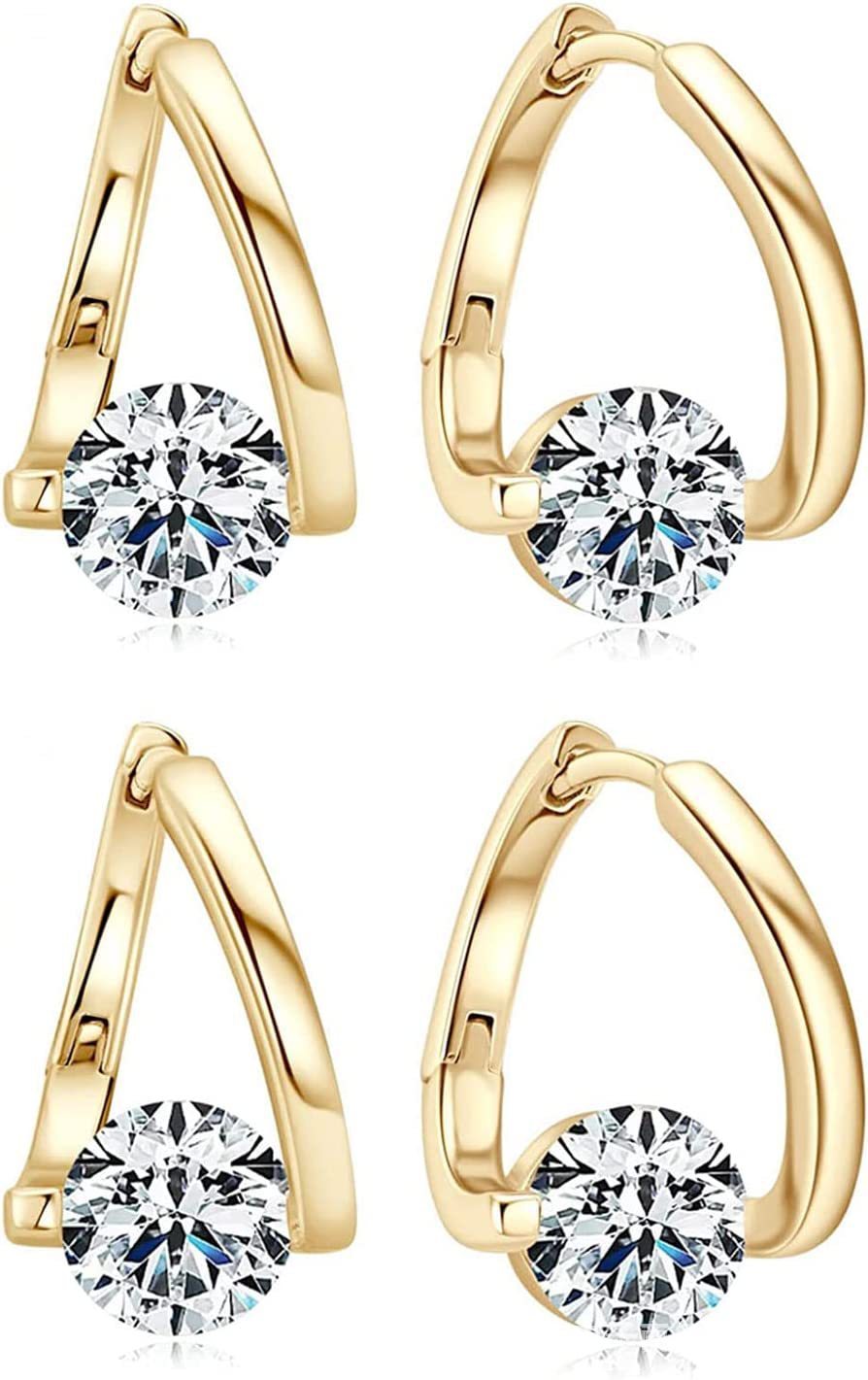 Silver Moissanite Luxury Earrings