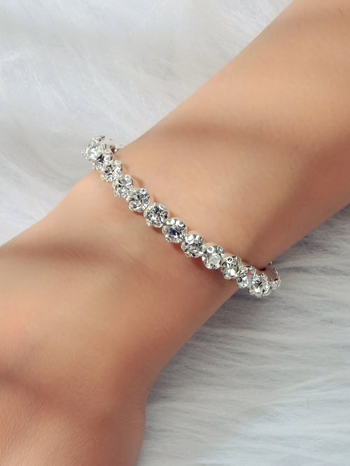 Faux Cubic Zirconia Classic Tennis Bracelet