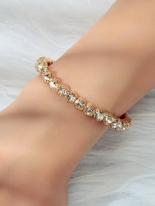 Faux Cubic Zirconia Classic Tennis Bracelet