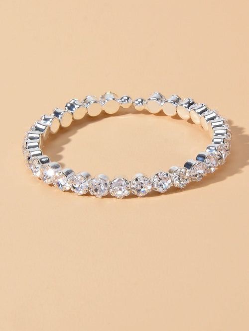 Faux Cubic Zirconia Classic Tennis Bracelet