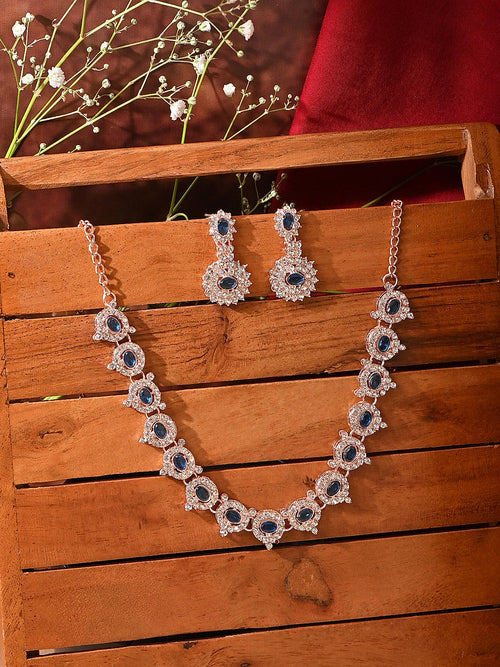 Luxurious Blue Floral Sapphire